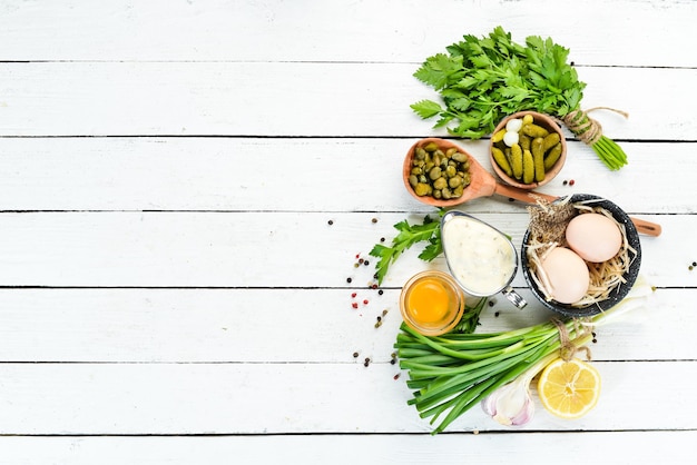 Talarki ziołowe i świeże składniki